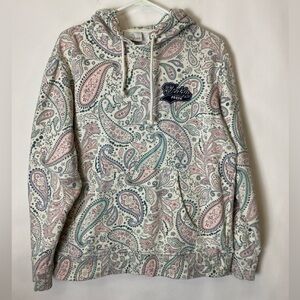 Teddy Fresh Hoodie Small Paisley Pullover Streetwear Unisex Sweatshirt AOP Patch